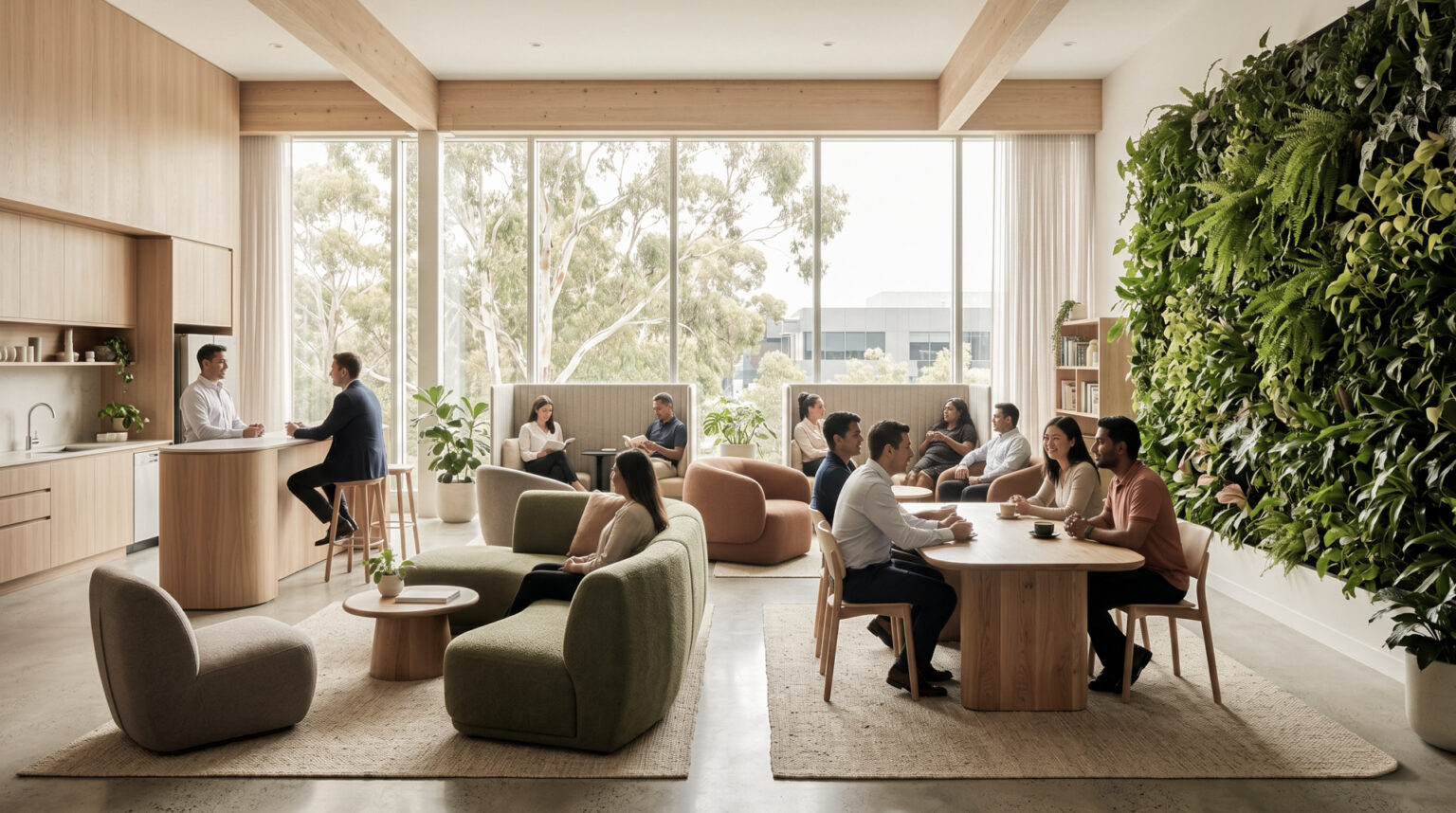 Modern Office Breakout Area - Sensa