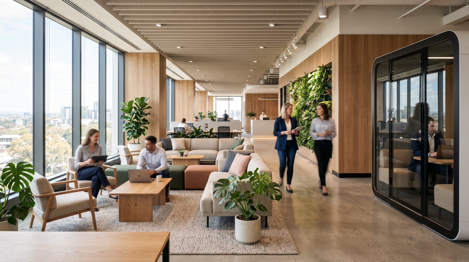 Modern Office Breakout Area - Sensa