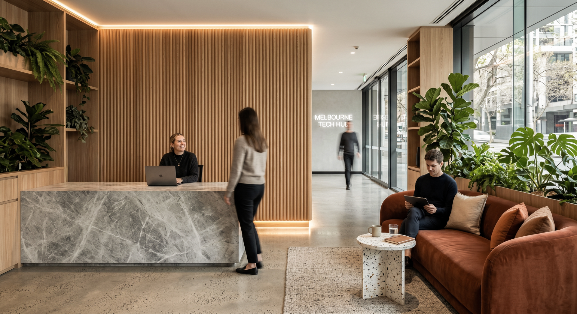 Modern Reception in an A Grade Building