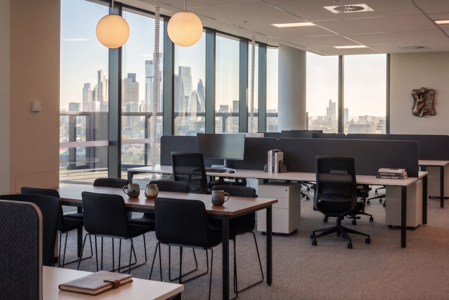 an adaptable modular office layout