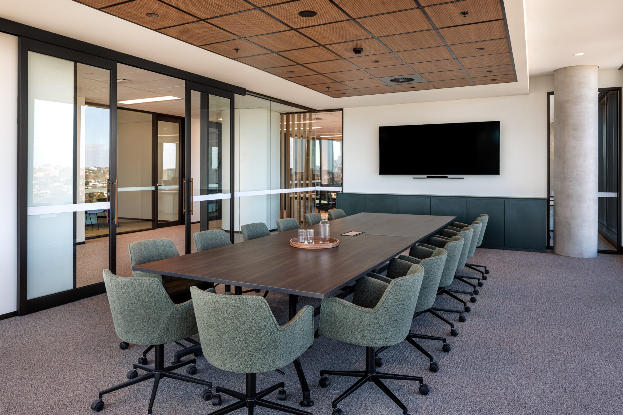 High Tech integrated Boardroom in Melbourne